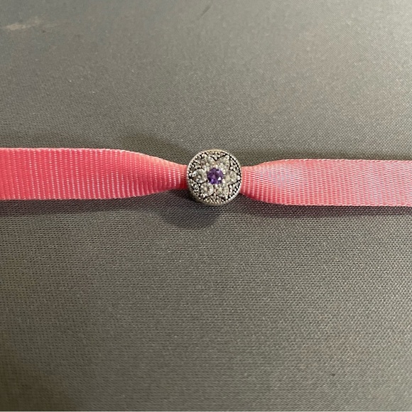 Pandora Forget Me Not Charm Sterling Silver 925 - Picture 7 of 8